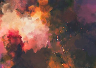 赤い光る幻想的な宝石テクスチャ背景