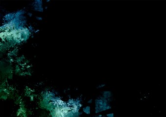 暗闇に光る紫と青の幻想的なテクスチャ背景