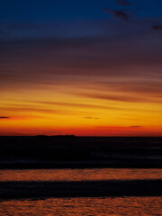 Obraz premium sunset over the sea