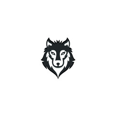 wild wolf head wildlife emblem logo design fox inspiration