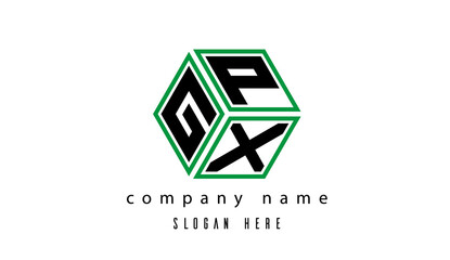 GPX polygon creative latter logo