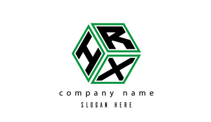 HRX polygon creative latter logo