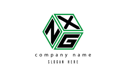NXG polygon creative latter logo