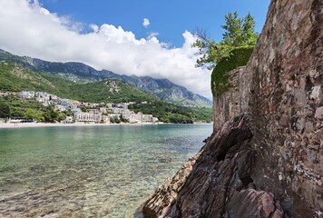 sunny summer day in montenegro