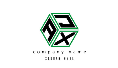 AJX polygon creative latter logo