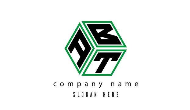 ABT polygon creative  letter logo