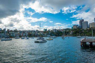 オーストラリアのシドニーにある観光名所を観光している風景 Scenes of sightseeing in Sydney, Australia.
