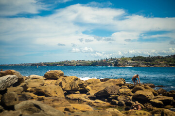 オーストラリアのシドニーにある観光名所を観光している風景 Scenes of sightseeing in Sydney, Australia.