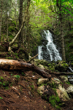 MacLeod Falls, Fundy Trail Parkway  In New Brunswick Near The Village Of St Martin's 