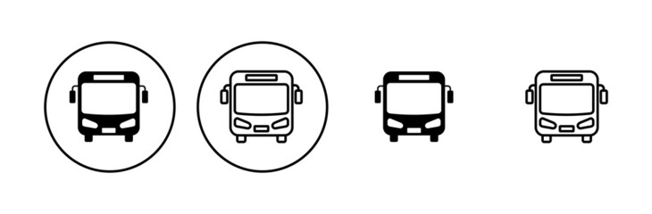Bus icon set. bus vector icon © AAVAA