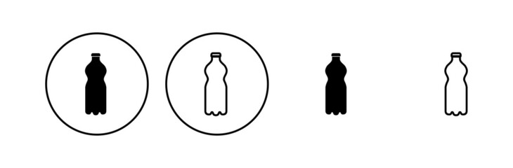 Bottle icon set. bottle vector icon