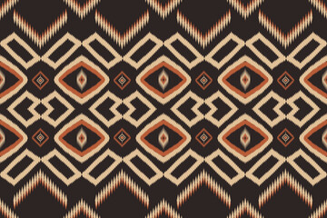 Geometric fabric patterns. Abstract shapes pattern in ethnic style. Vector style weaving concept. Design for embroidery and other textile products.