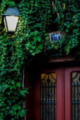 lantern in the garden
