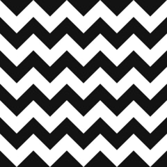 Geometric monochrome seamless pattern. Vector illustration.