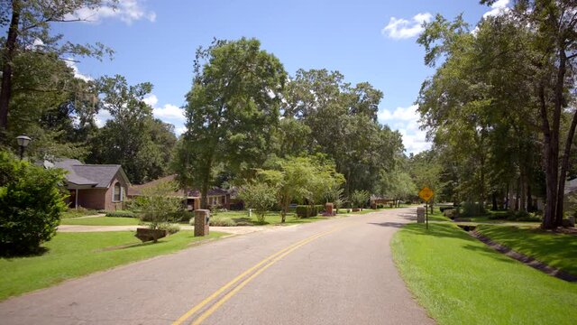 Motion tour Tallahassee FL neighborhood Avondale 4k 60fps