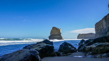 Cliffs and Waves, Gibson Steps, Great Ocean Road, Victoria, Australia