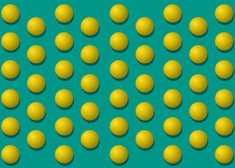 background with yellow balls