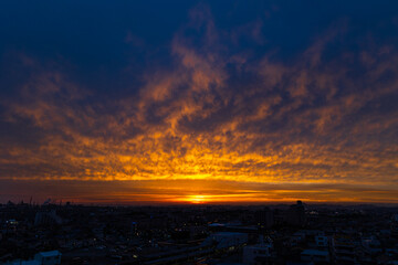 美しい夕日