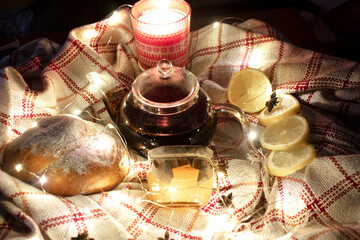still life with candles and candle