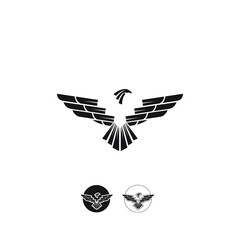 Eagle Logo design. vector icon illustration inspiration
