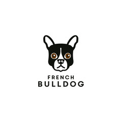simple, bold french bulldog illustration inspiration