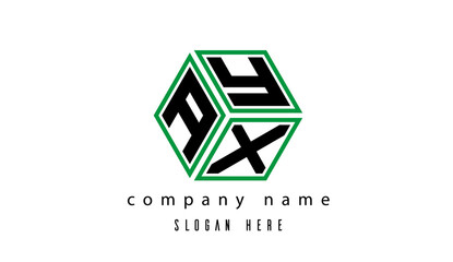 AYX polygon creative letter logo