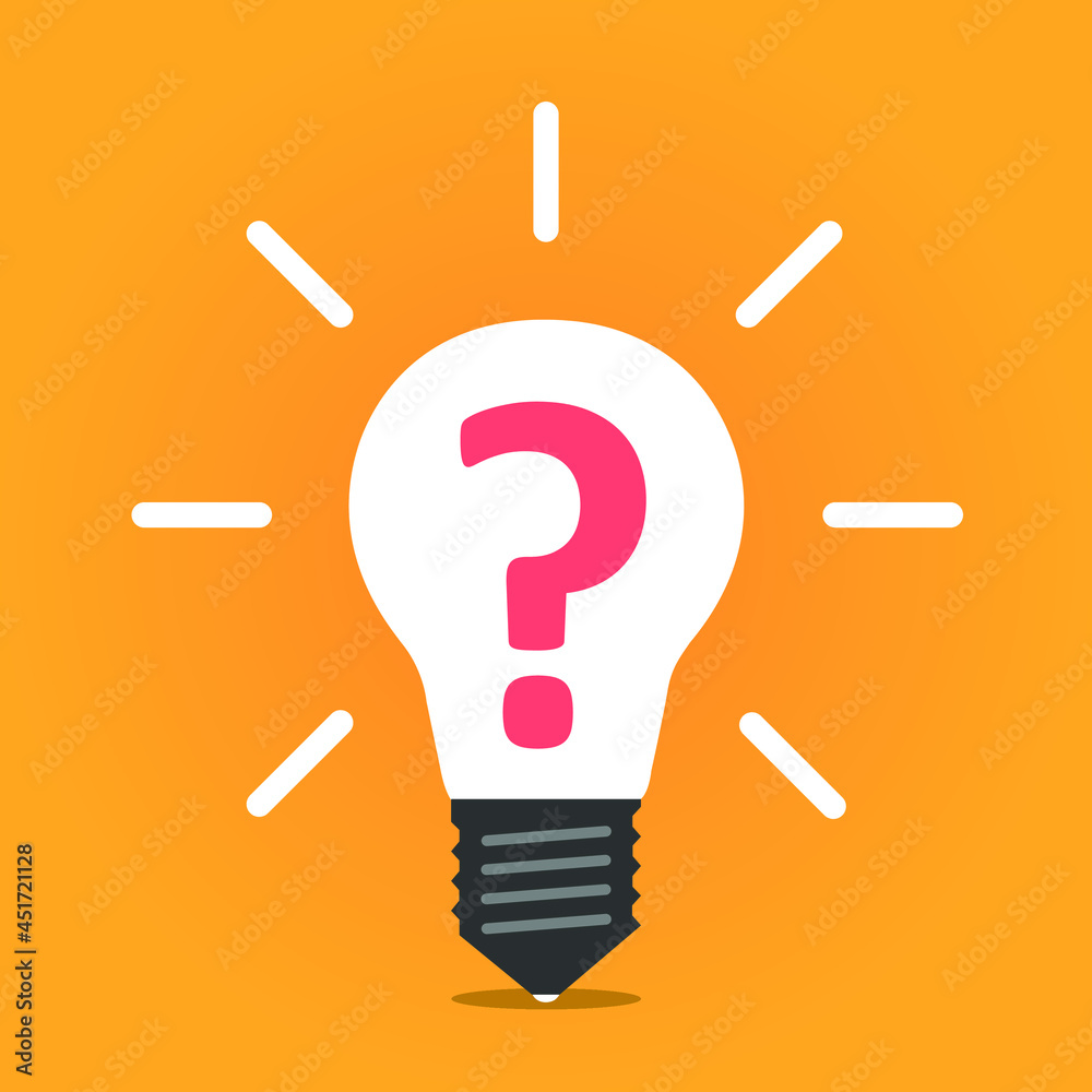 Poster question mark sign icon, vector illustration. flat design style with long shadow. faq button. asking