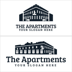 Mortgage service with apartments logo