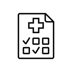 Medical checkup icon