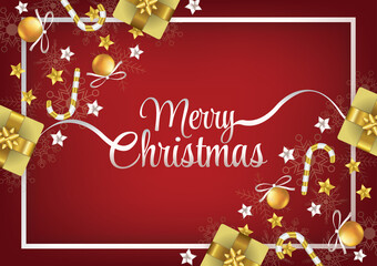 merry christmas art vector background