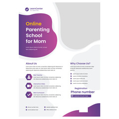 Parenting Online Class Flyer