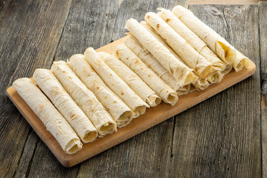 Easy Homemade Chicken Taquitos.food concept 