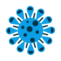 icon of a virus that is endemic logo