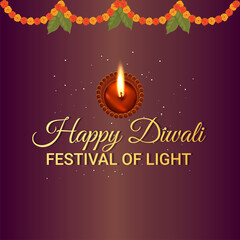 Happy diwali indian festival , happy diwali the festival of light