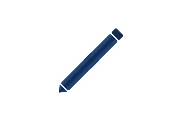 Icon Pencil Blue Color Style