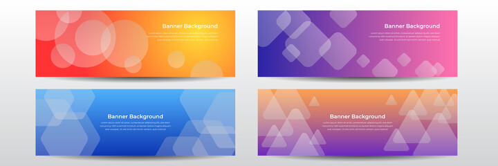 Colorful wavy gradient shape abstract background. colorful banner template. Abstract web banner design. Header, landing page web design elements.