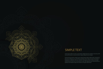Ornament template design. Mandala. Great for invitations, business cards, flyers, menus, brochures, postcards, backgrounds, wallpapers, decorations, or any desired idea.