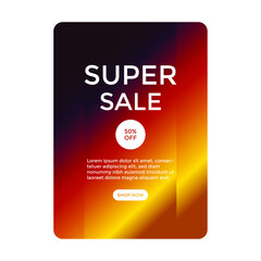 ILLUSTRATION ABSTRACT SALE POSTER TEMPLATES  BACKGROUND. SUPER SALE DISCOUNT DESIGN VECTOR  