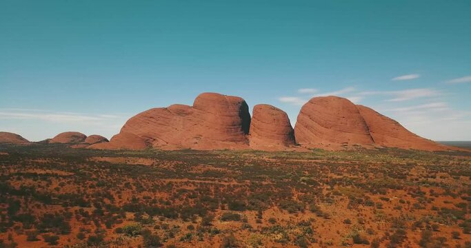 Australian outback from a drone perspective