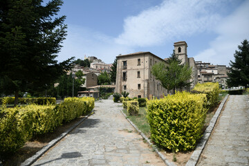 The ancient monastery in San Giovanni in Fiore, a medieval village in the Cosenza province.