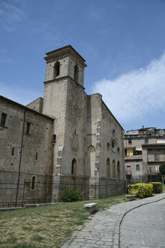 The ancient monastery in San Giovanni in Fiore, a medieval village in the Cosenza province.
