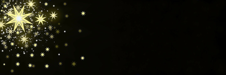 sterne panoramabild weihnachten