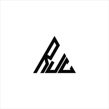 RJC letter logo creative design. RJC unique design
