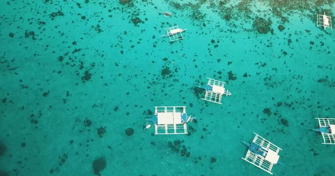 Amazing beach in the Phillippines filmed with a drone