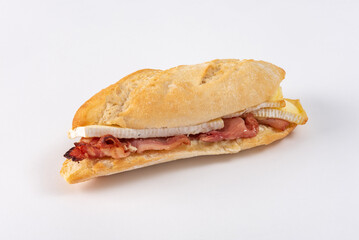 grilled bacon sandwich with brie cheese