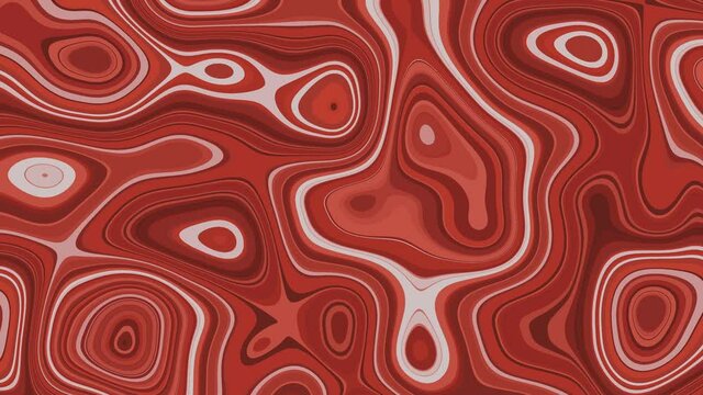 60's 70's Pop-Art big abstract background animation, inspired by lava lamps and hippie culture with raw meat colours: red, white.