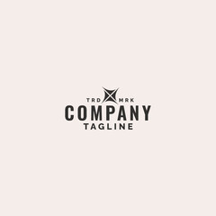 moving forward vector logo template, arrow company