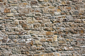 Old stone road or path way. Cobble surface old style.