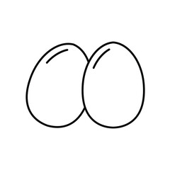 egg icon set. egg pack symbol vector elements for infographic web