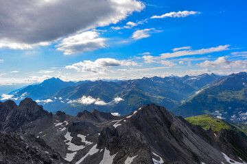 Obraz premium Valluga / Lechtaler Alpen in Tirol/Vorarlberg